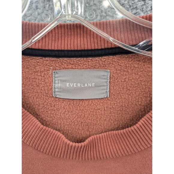 Everlane Women's Crewneck Sweatshirt size Large Heavy Cotton Long Sleeve - Picture 7 of 10